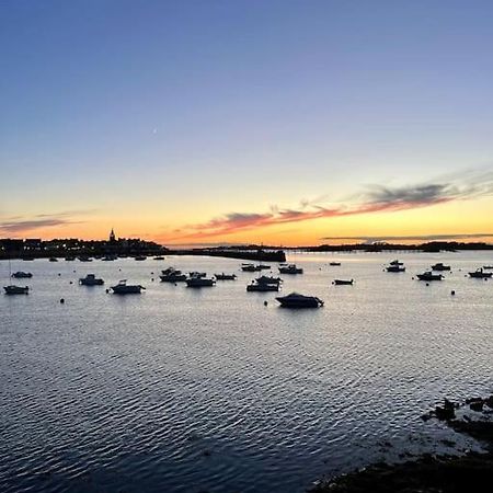 Bel Appartement De Bord De Mer Avec Veranda Roscoff Bagian luar foto